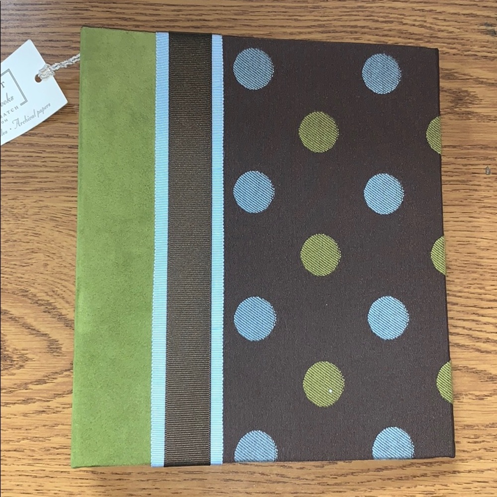 Molly West handbound photo album w/suede exterior